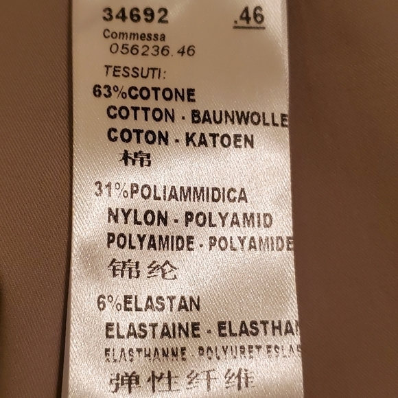 D.EXTERIOR Pants Pleated Skinny Trouser Slacks Dress Pants - Picture 5 of 10